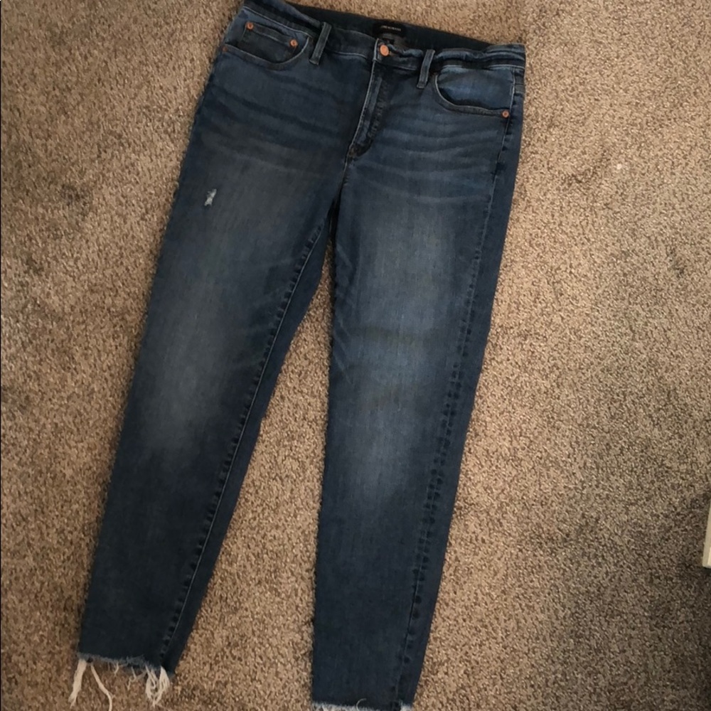 J.Crew Women’s Skinny Jeans with Raw Hem